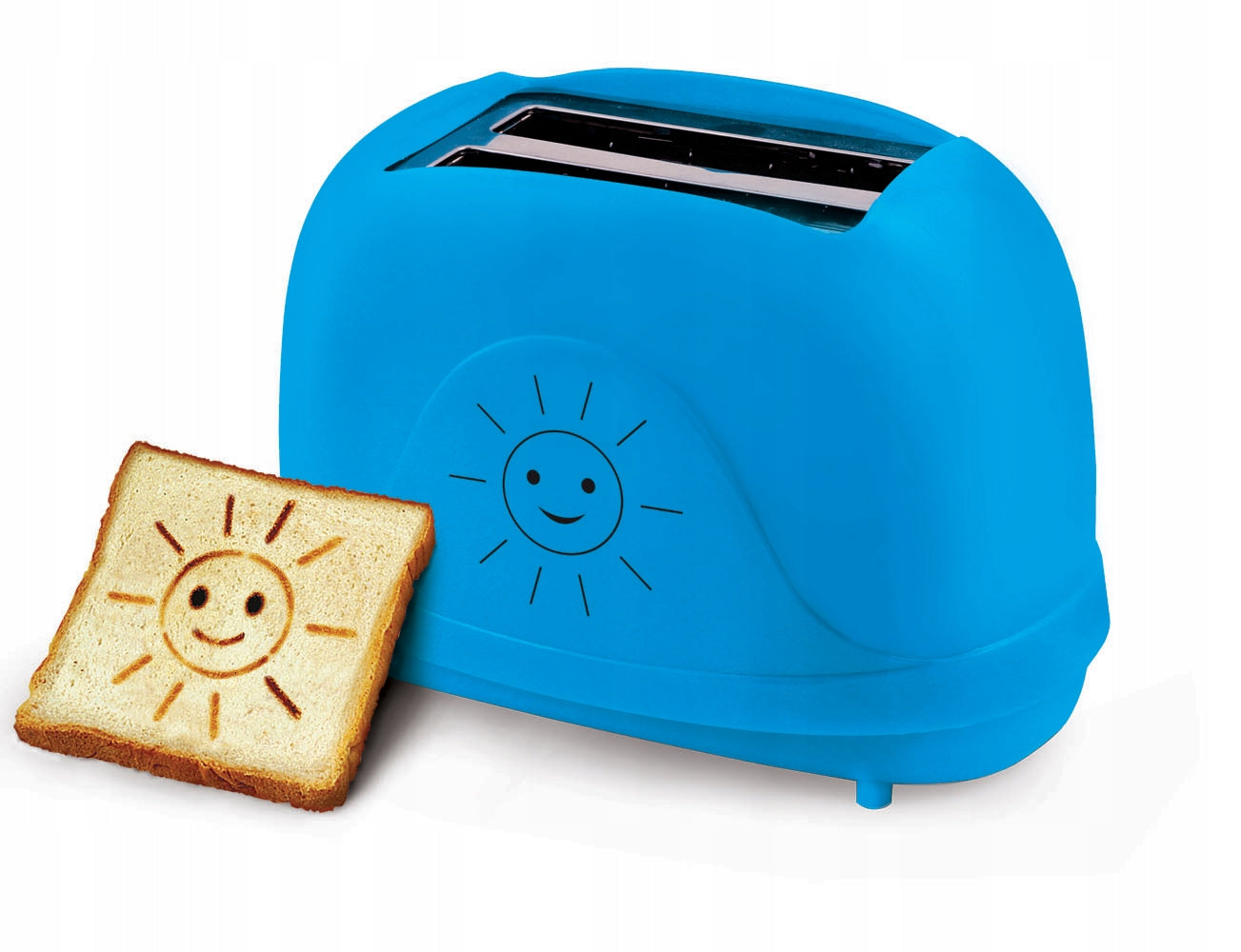 Toaster toaster 750W 7 degree toasting 2 slices Esperanza SMILEY Blue Packaging status original
