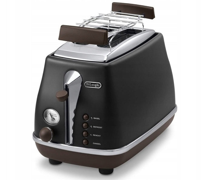 Toaster with grate DELONGHI CTOV2103.BK black