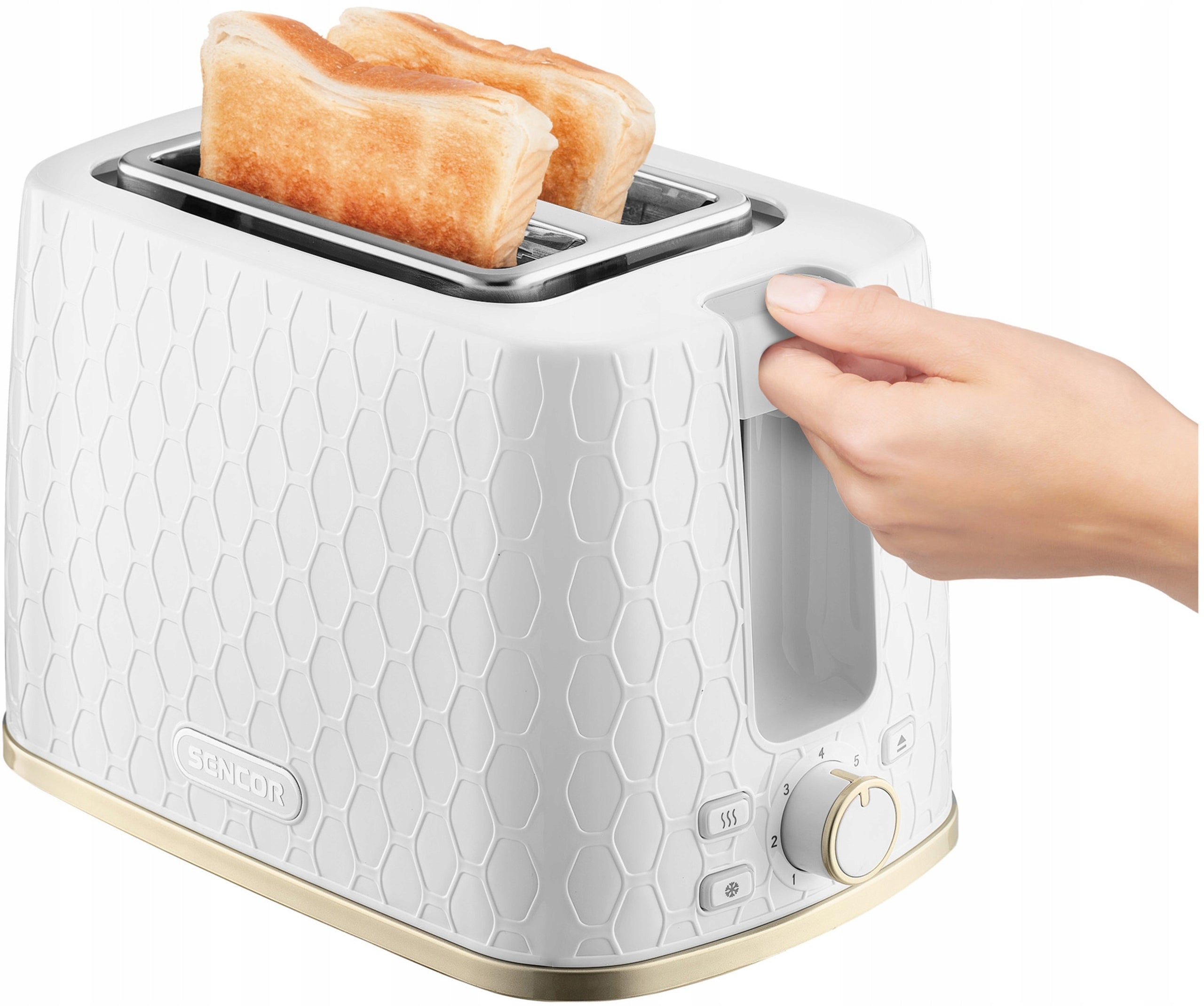Toaster with grate for 2 sandwiches croissanta Sencor STS 7200WH 930W White Power rating 930 W