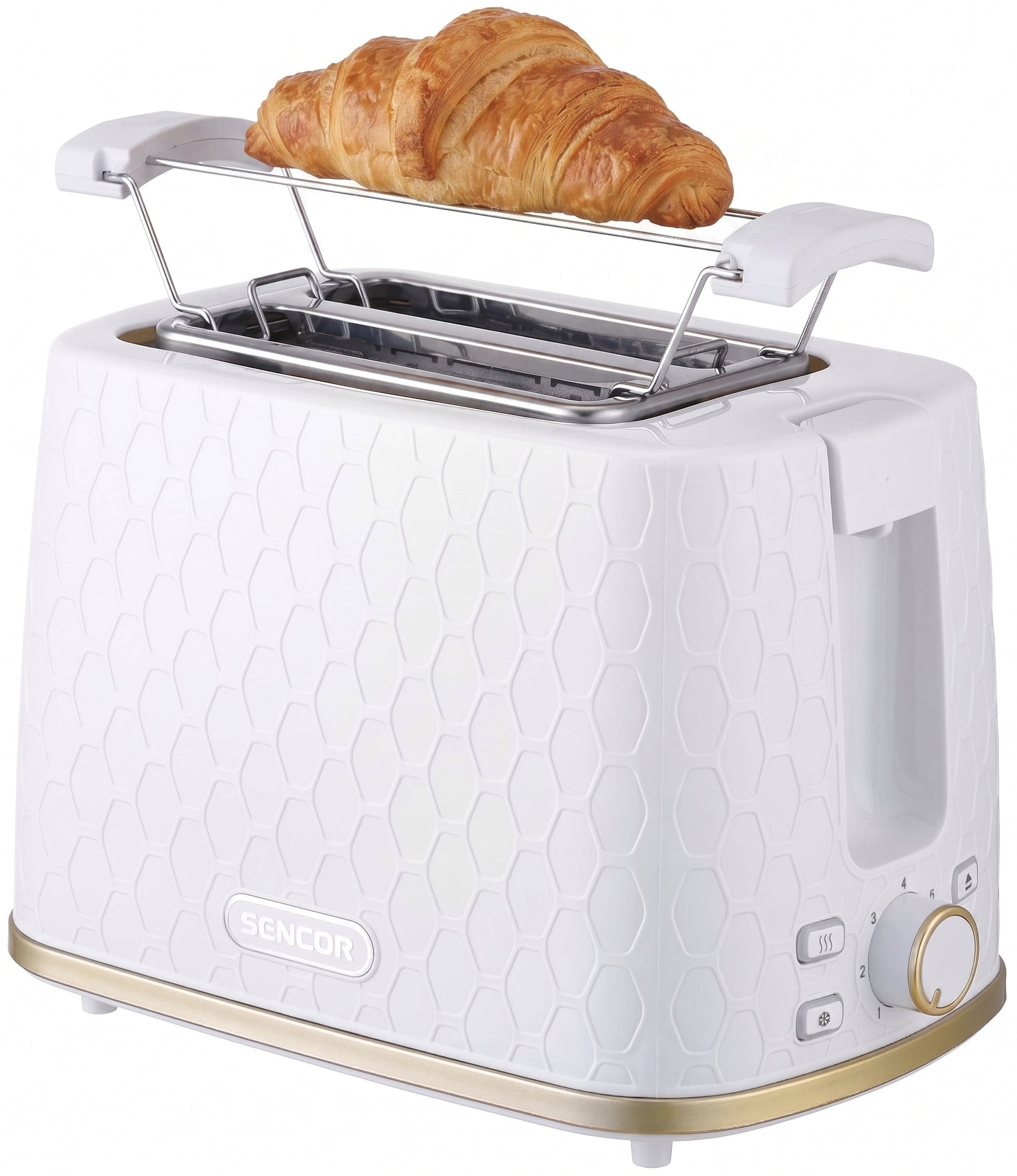 Toaster with grate for 2 sandwiches croissanta Sencor STS 7200WH 930W White