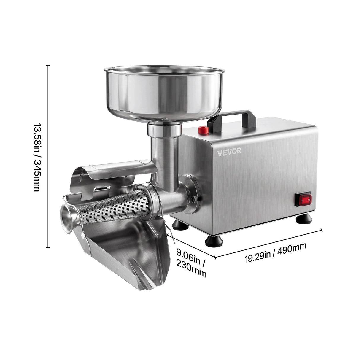 Tomato Strainer 250W Efficient Juice Squeezing Electric Tomato Press Manufacturer code FQGLQBXGSSY