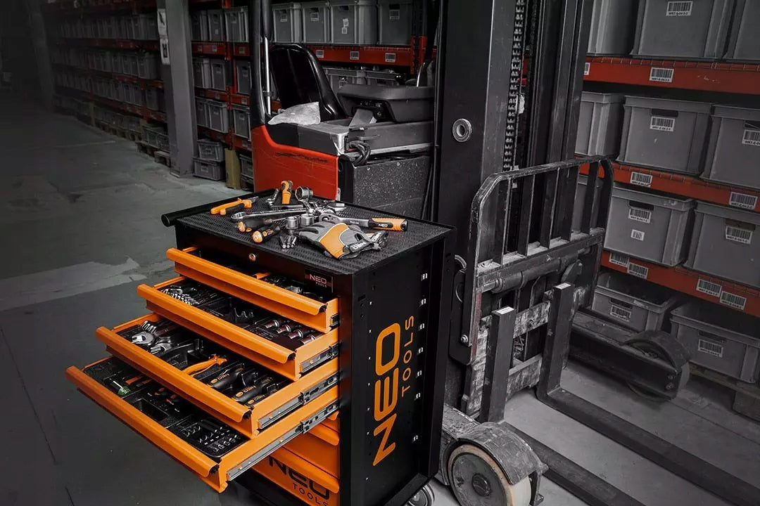 Tool Cabinet Tool Cart with Equipment 218 el. 7 NEO Drawers Packaging status original