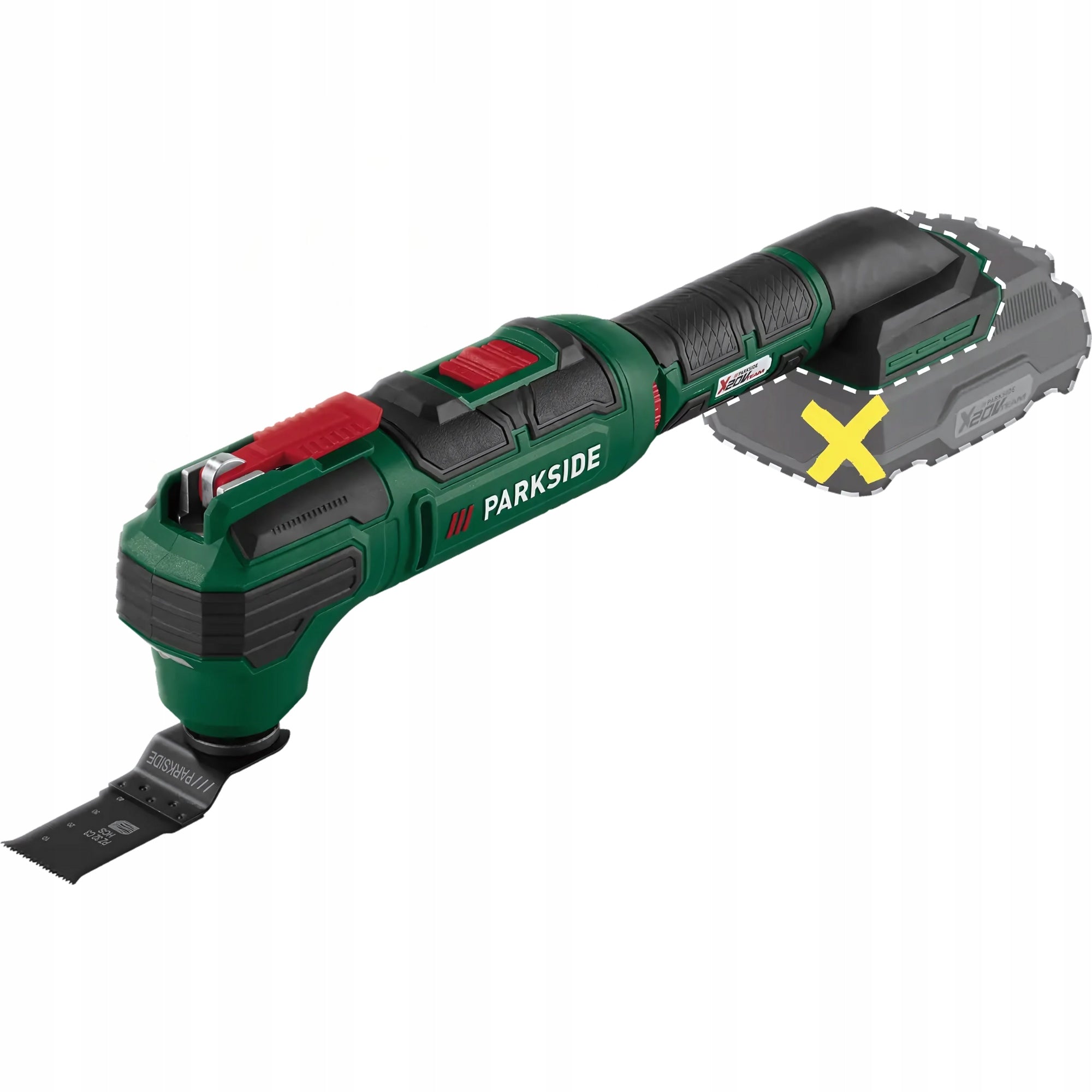 Tool Multifunctional Cordless Grinder 20V PARKSIDE PAMFW20Li C3 Manufacturer code 387093631