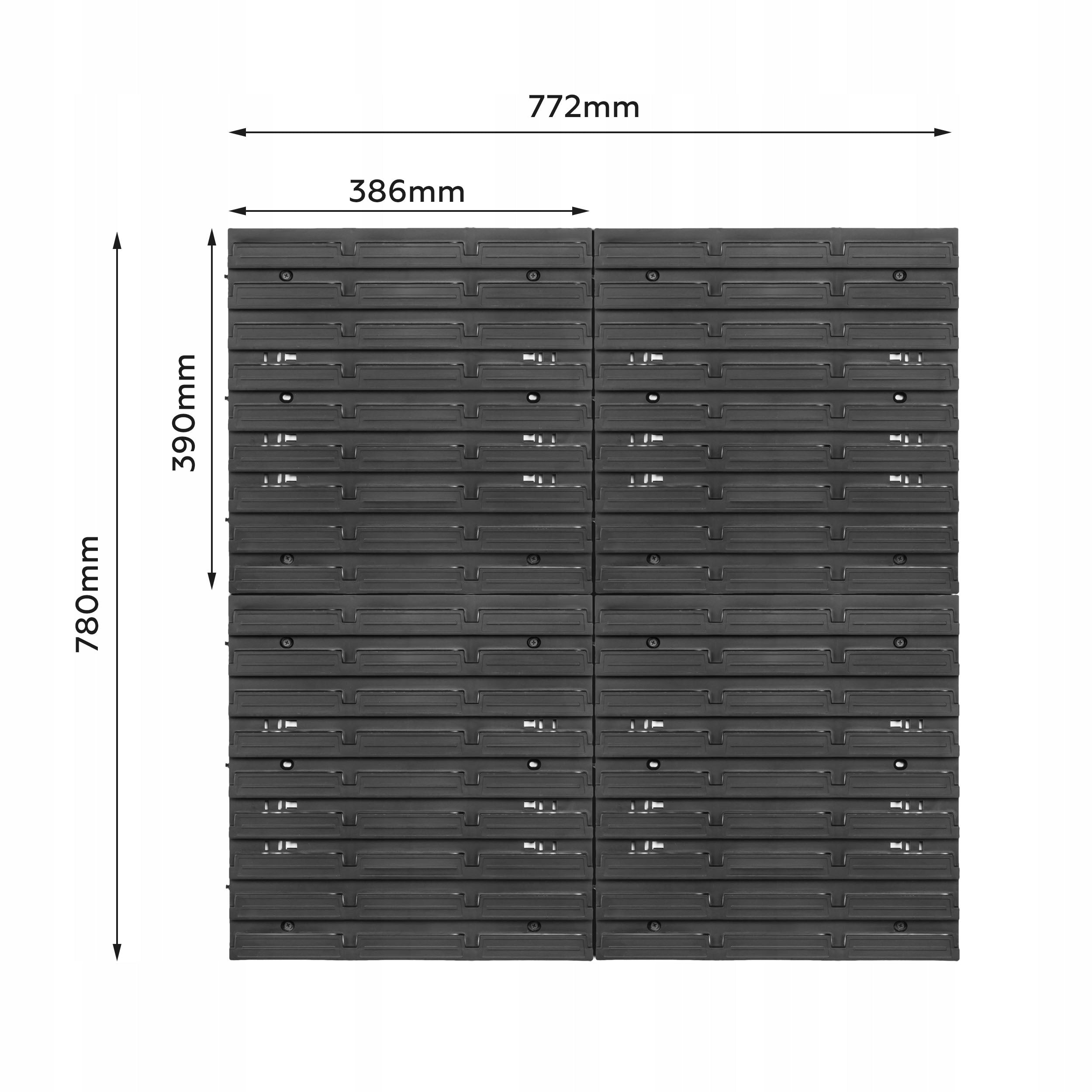 Tool board 78 x 78 cm workshop wall Product height 78 cm
