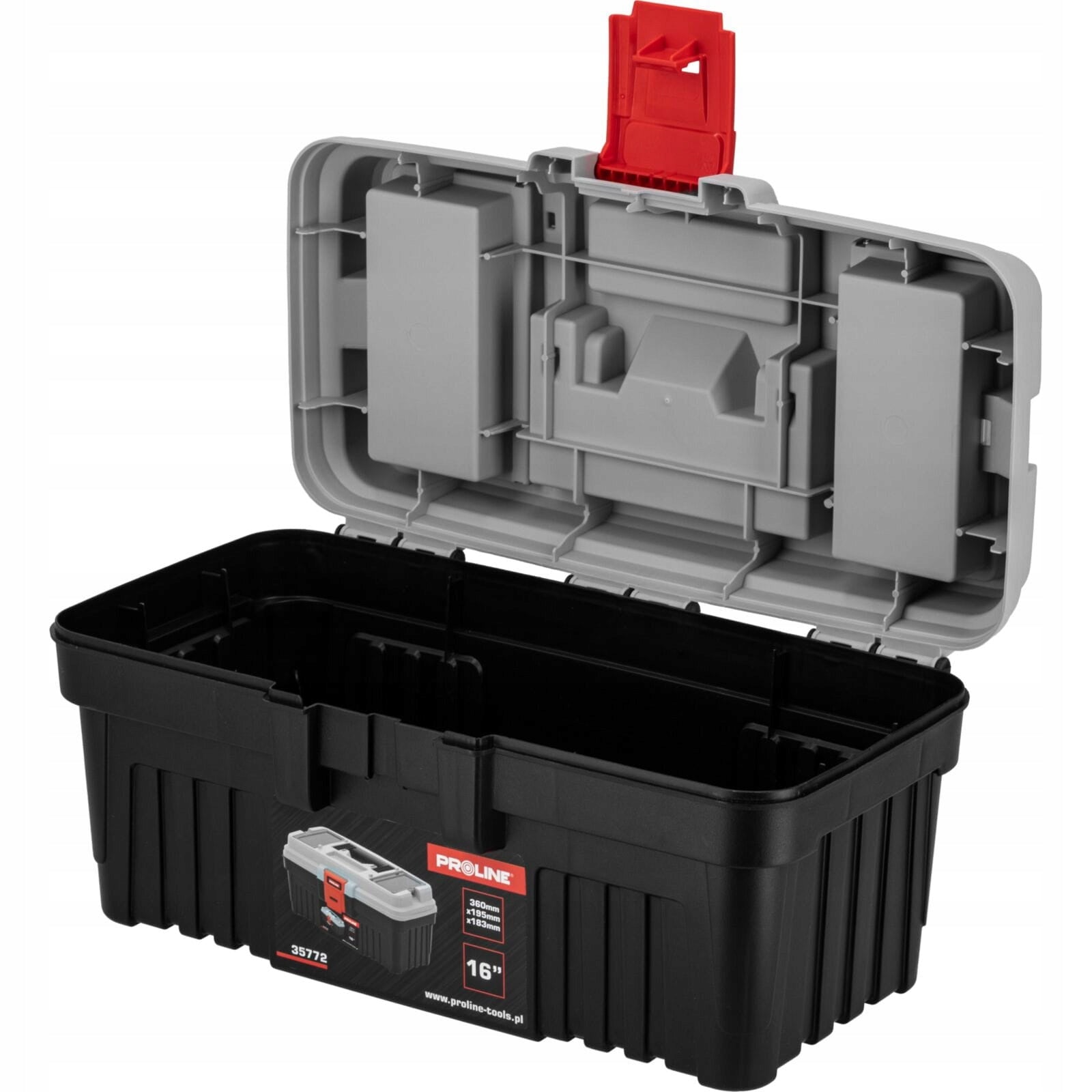 Tool box with buckle, 360 X 195 X 183, Proline Manufacturer code 5903755357724