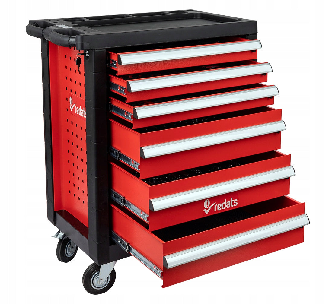 Tool cabinet REDATS workshop trolley with equipment 196el 6 drawers Brand Redats