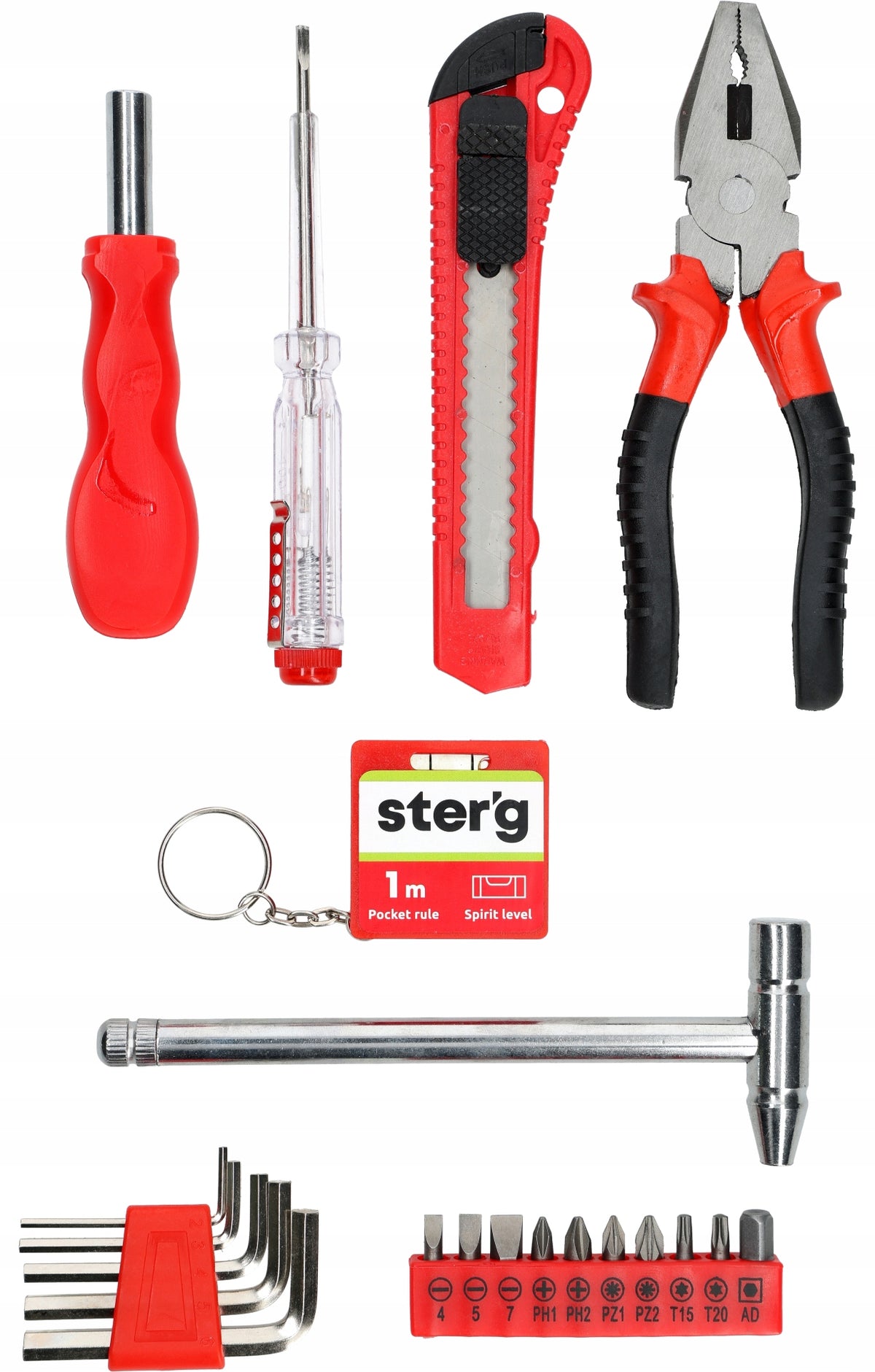 Tool set 21 pcs basic set for home STER'G Product weight with unit packaging 0.3 kg