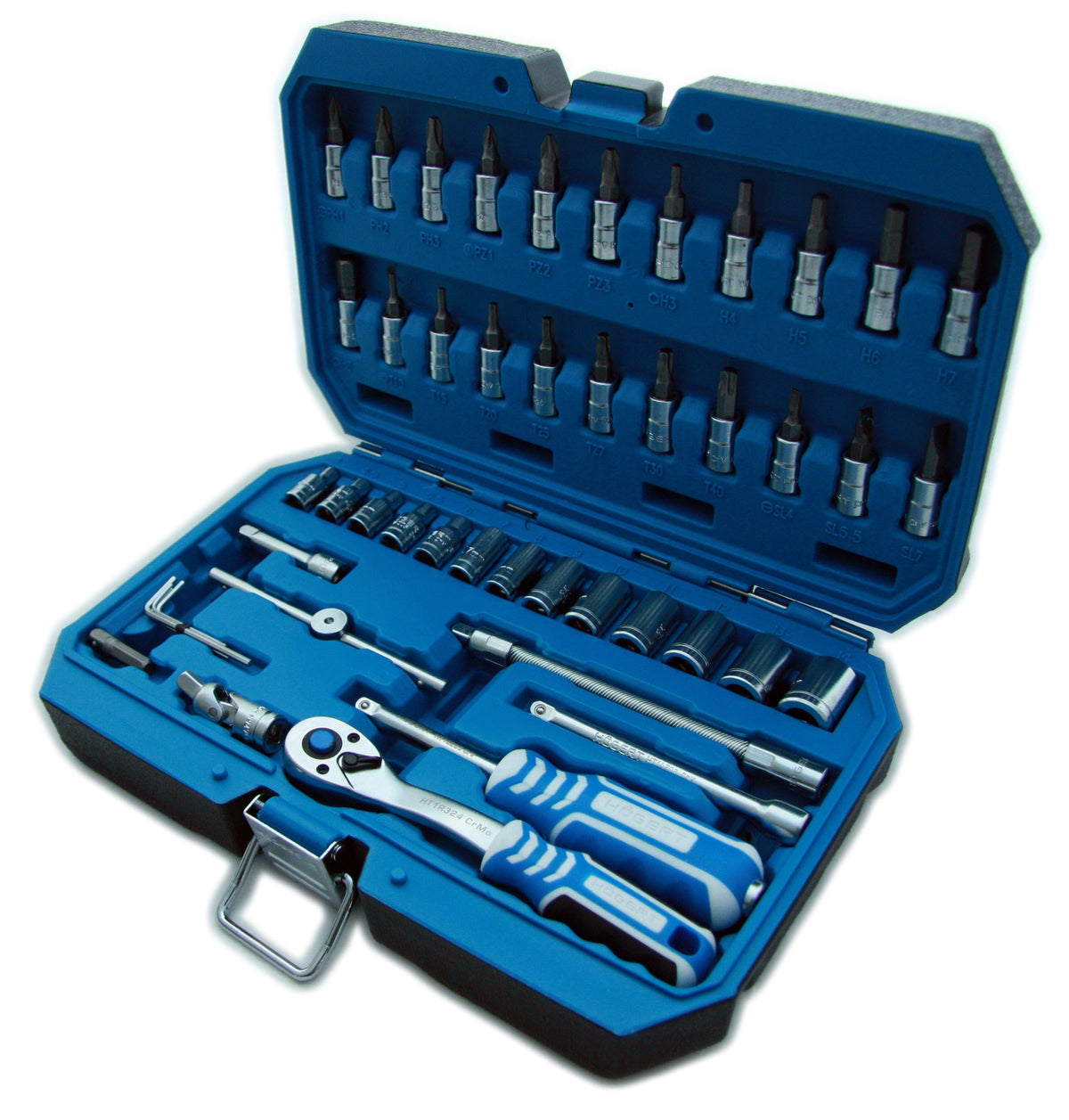 Tool set 46 pcs Hoegert Technik HT1R416 Manufacturer code HT1R416