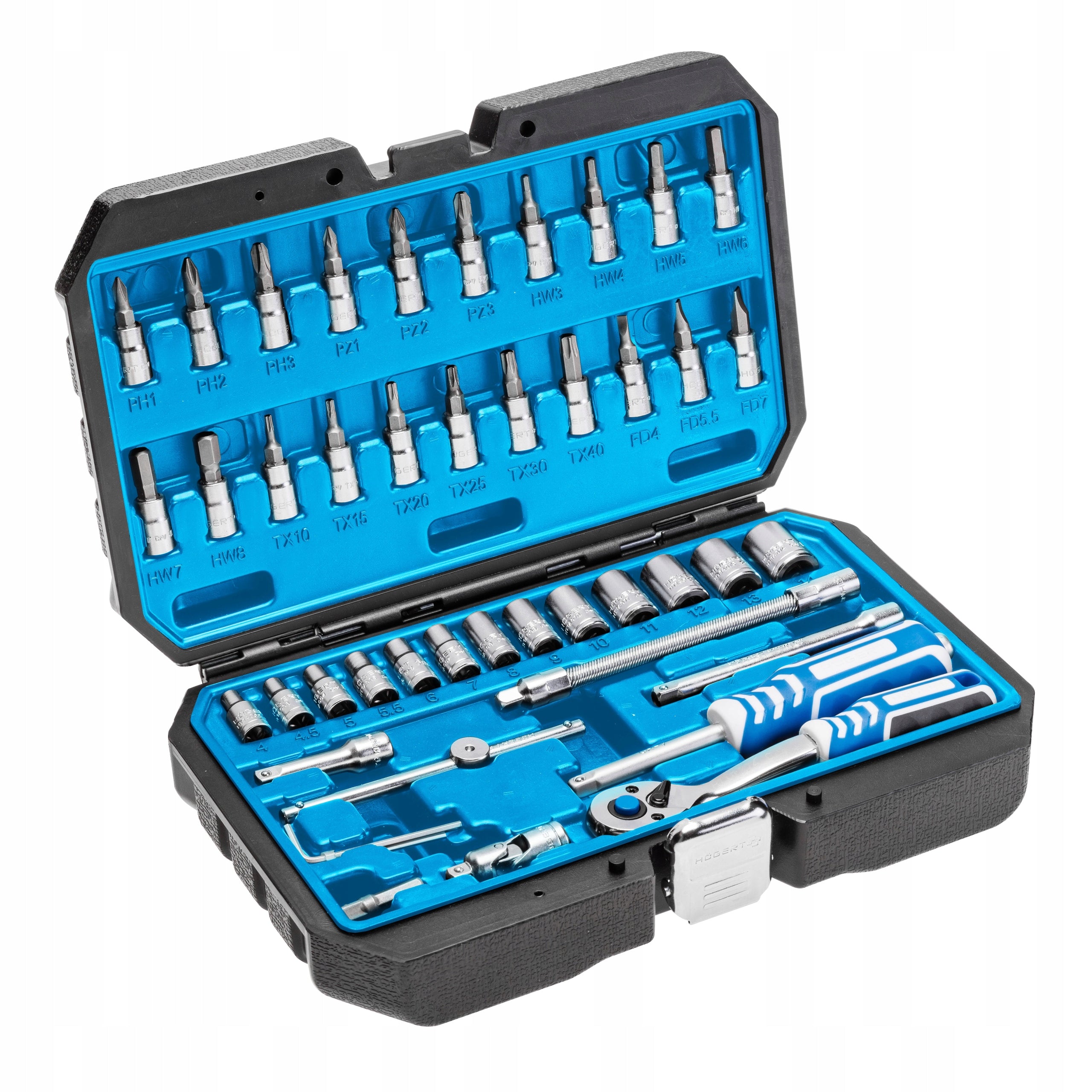 Tool set 46 pcs Hoegert Technik HT1R416
