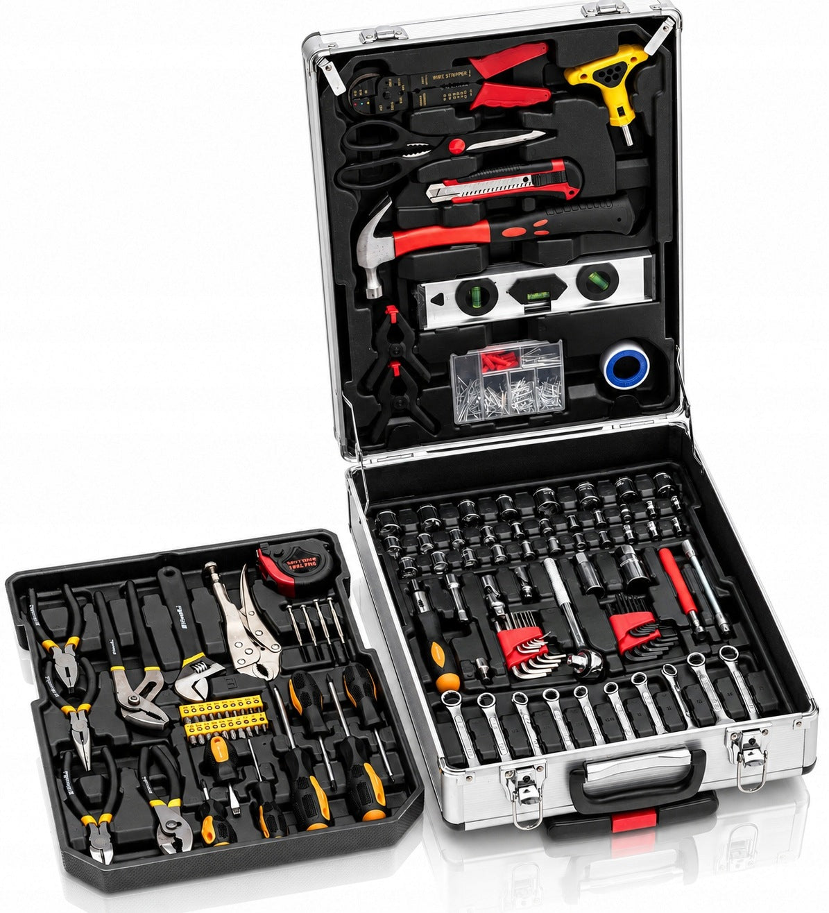 Tool set Pro 750 elements Tool case Wrenches Bits Caps Manufacturer code ZESTAW NARZĘDZI WALIZKA NARZEDZIOWA XXL