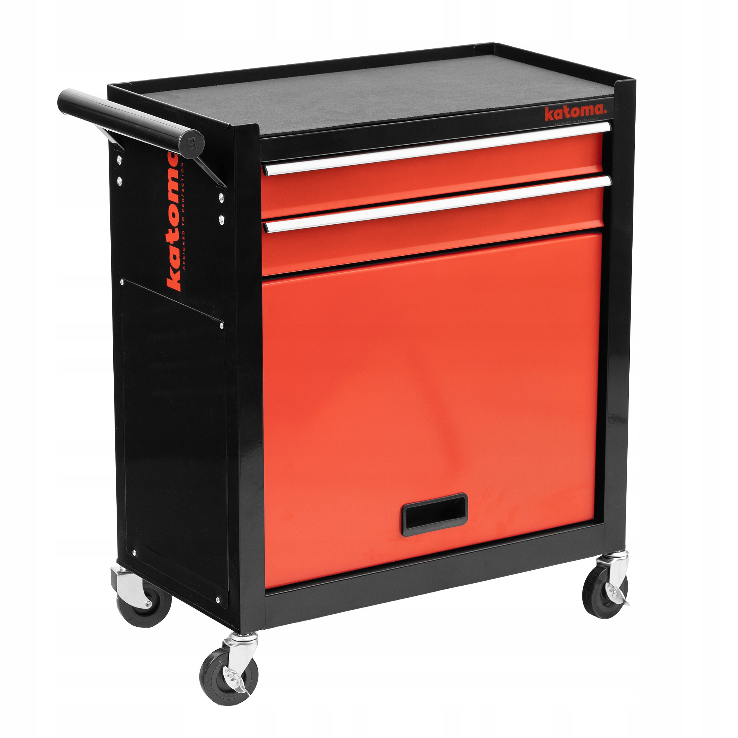 Tool trolley Katoma KAT3 red with 2 drawers lock and brake Brand no brand