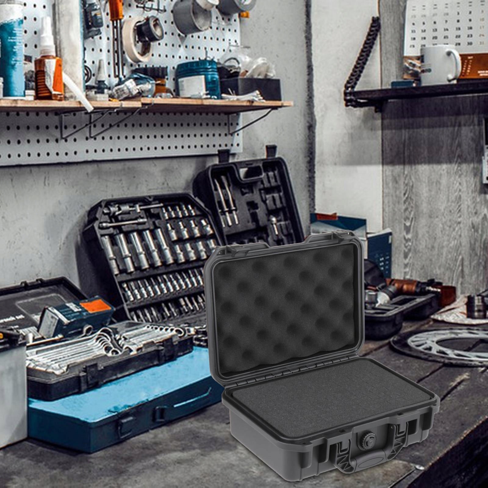 Toolbox Storage Case with Foam Multipurpose Watertight 235x180x90MM Product weight with unit packaging 0.537 kg
