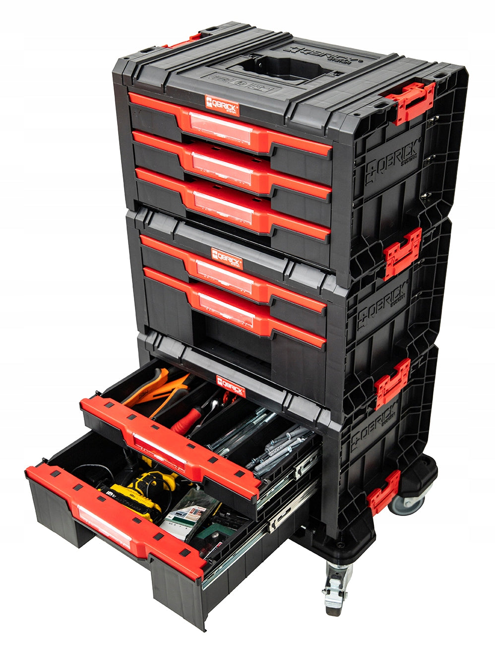 Toolbox on wheels QBRICK SYSTEM PRO Drawer Set 1 2.0 X