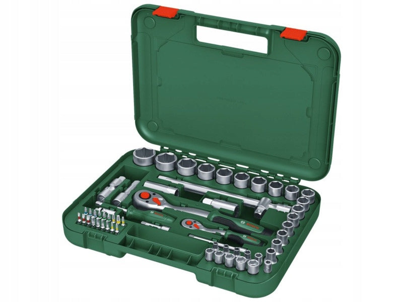 Toolkit with ratchets BOSCH 1600A02Z9G (57 pieces)