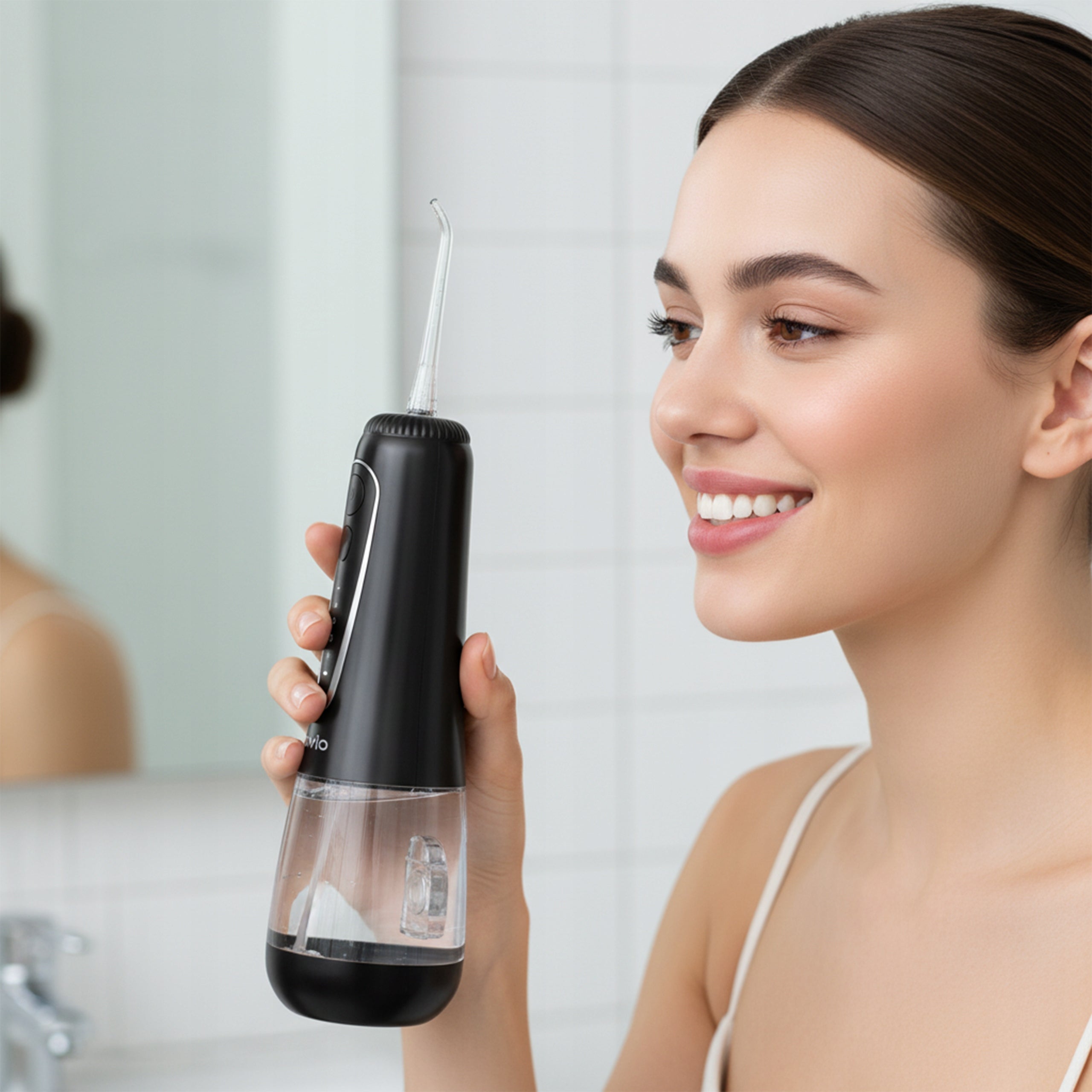 Tooth IRRIGATOR Wireless Dental Professional POWERFUL +8 Nozzles Manufacturer code IRYGATOR do zębów LOVIO PRO LVWF124BK