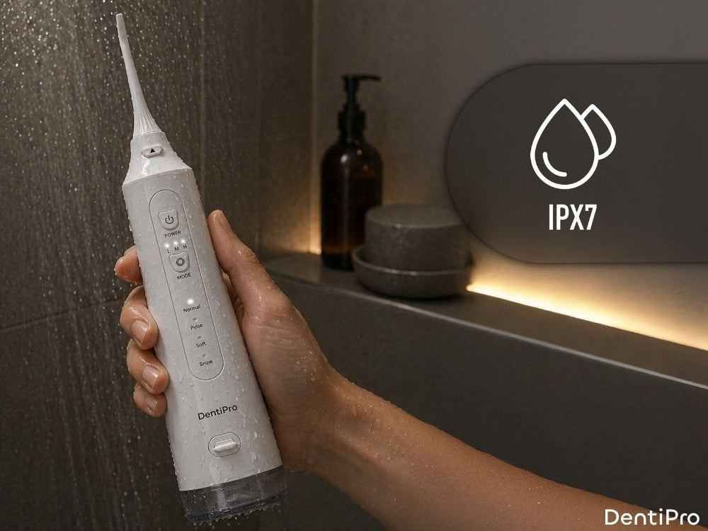 Tooth Irrigator 4 Modes +4 Nozzles - Professional, Wireless, and Stylish Packaging status original