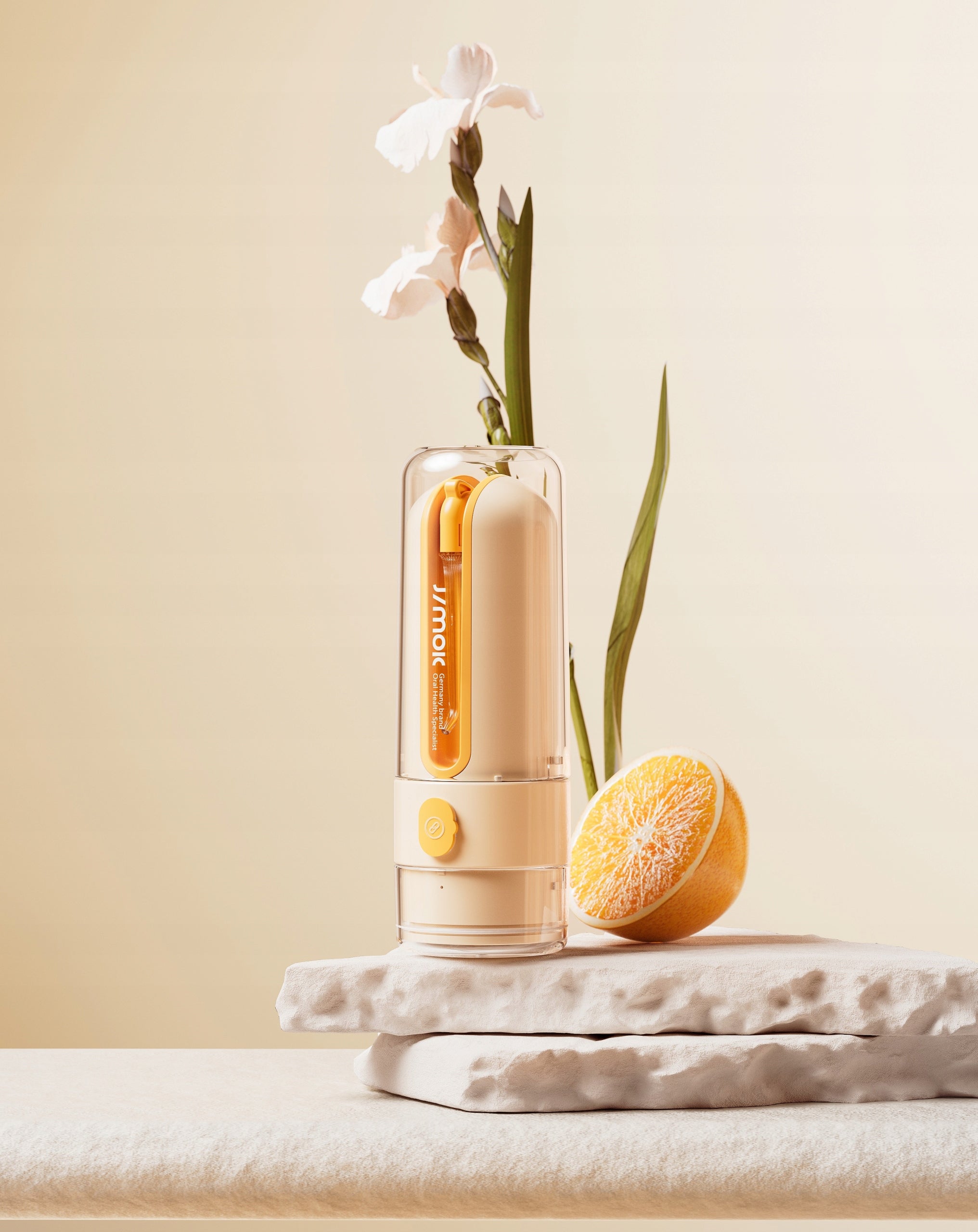 Tooth Irrigator Jimok S2 Orange IPX7 6 Tips 4 Modes Orange Brand JIMOK