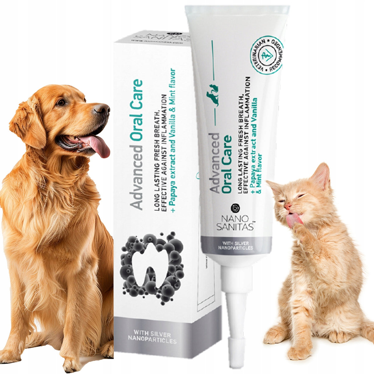 Toothbrush Cleaning Paste for Cat Dog WITHOUT BRUSHING Oral Care 35 ml