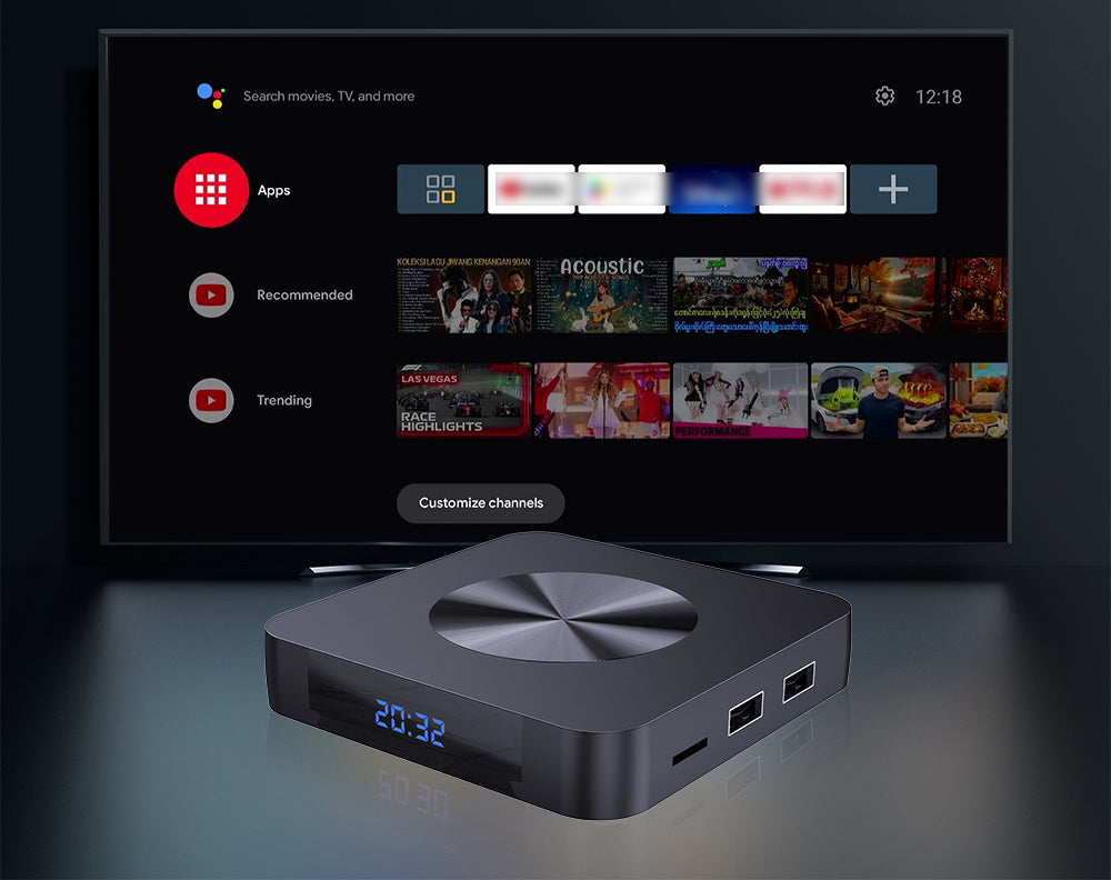 Topleo i96 Z8 Plus Android TV Box 4K/8K, Android 12, Remote Control, Smart IPTV Brand no brand