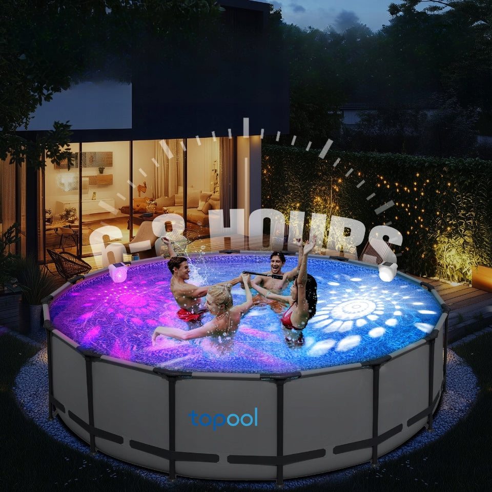 Topool CT286 LED Solar Wall Light for Swimming Pools Certificates of conformity CE WEEE
