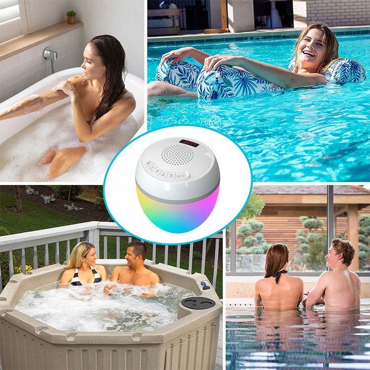 Topool HK703 Bluetooth IP68 Floating Pool Speaker, LED + Thermometer Brand topool