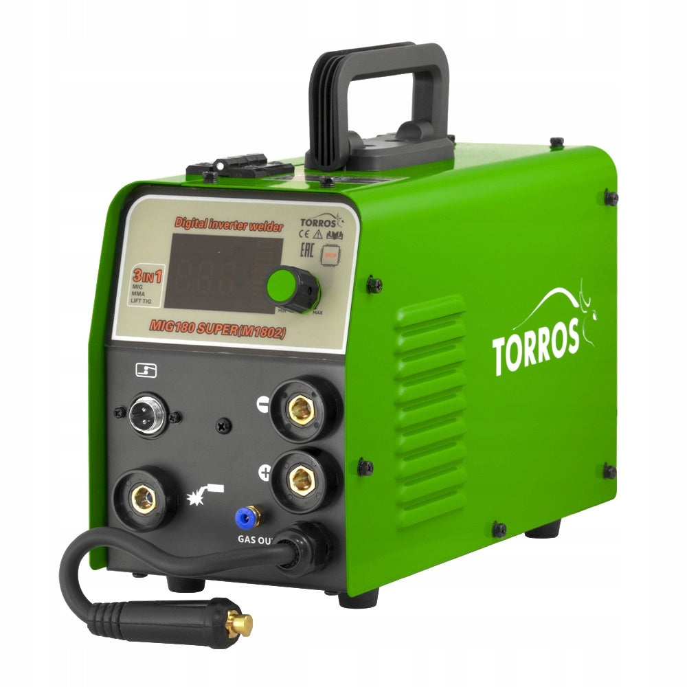 Torros MIG180 SUPER M1802 MIG MMA and TIG Lift GAS WITHOUT GAS Packaging status original