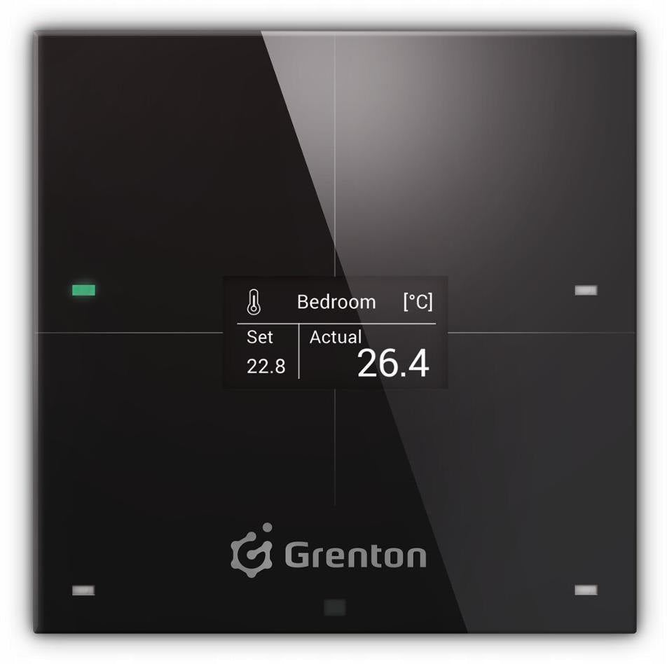 Touch panel WiFi SMART PANEL 4B black Grenton Manufacturer code 5902983719601