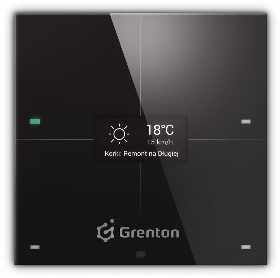 Touch panel WiFi SMART PANEL 4B black Grenton Packaging status original