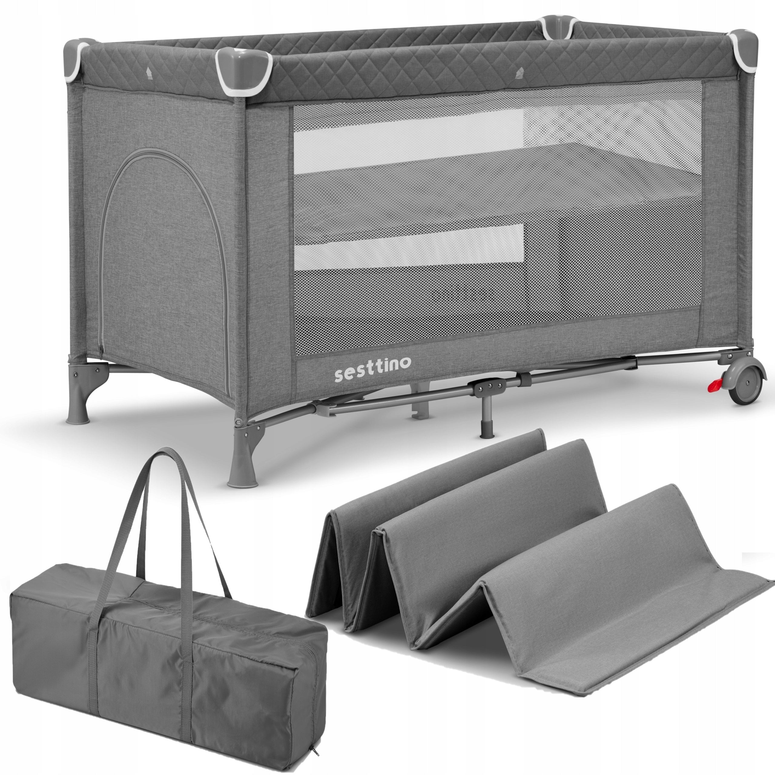 Tourist Cot Folding Two-Tier Sesttino Lia Plus Children's