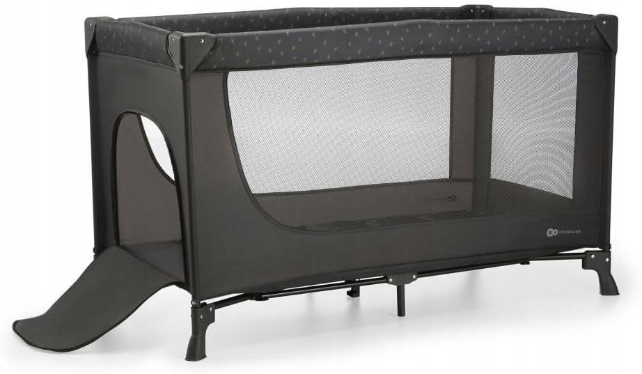 Tourist Cot Kinderkraft JOY Two-level Playpen for Children Color gray