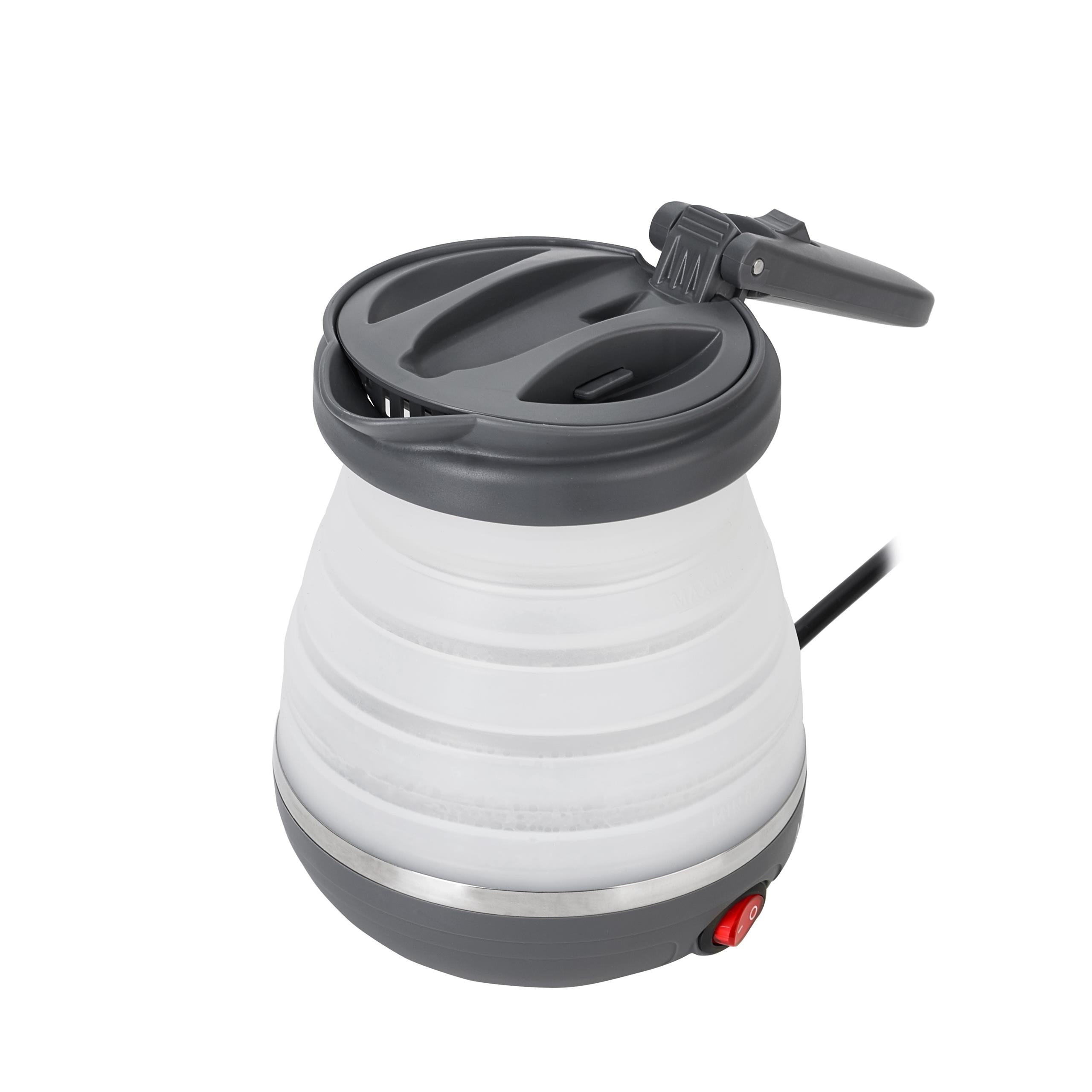 Tourist Kettle Electric FOLDING 0,6L 750W Small Silicone Travel Packaging status original