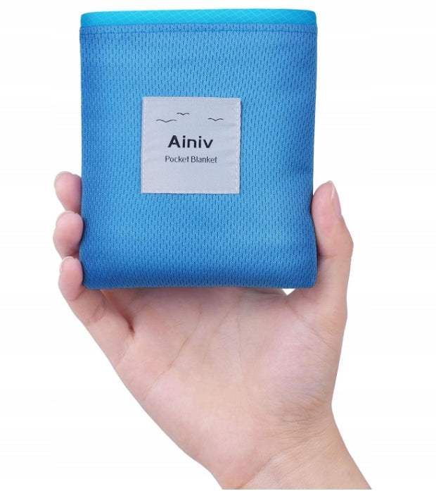 Tourist Picnic Pocket BLANKET Portable Lightweight 110x140cm for Beach Manufacturer code Koc turystyczny lekki kieszonkowy