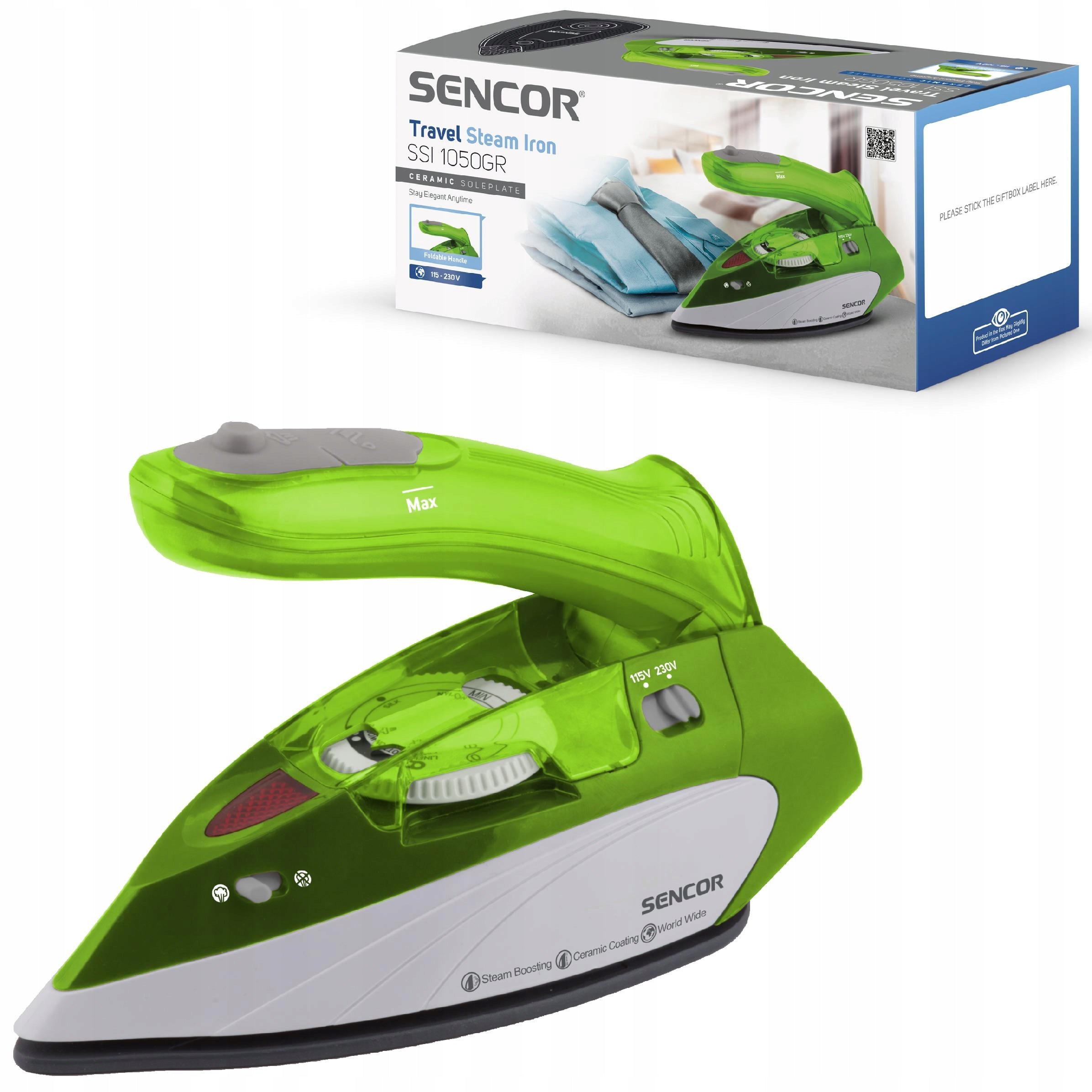Tourist Steam Iron Sencor SSI 1050GR 1100W