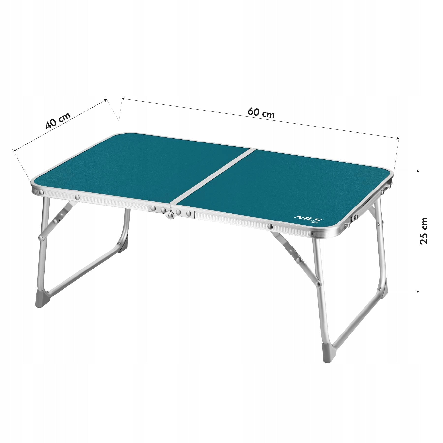 Tourist Table Folding 40x60cm Nils Camp NC3402 Camping Blue Manufacturer code 15-03-337