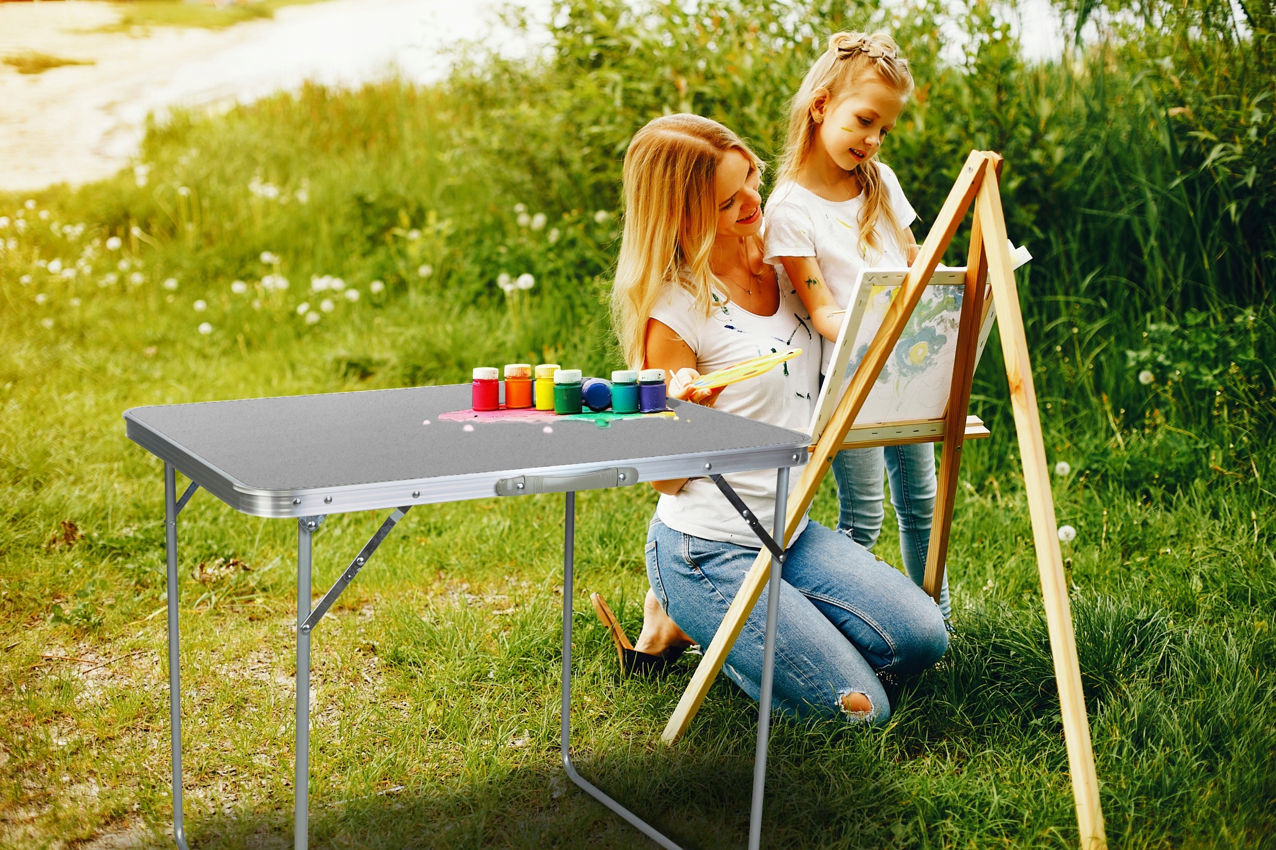 Tourist Table Folding 80x60x70cm Camping Picnic Departure Holiday Manufacturer code L71B