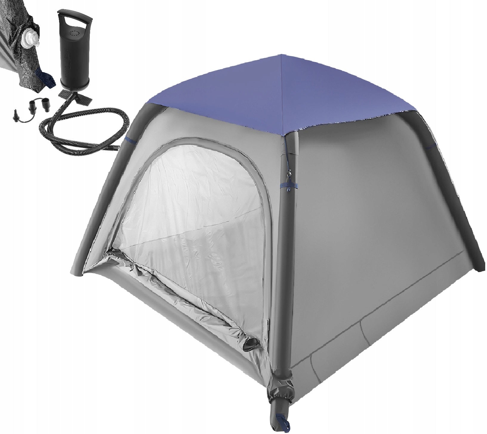 Tourist Tent 3 Person Blowing Frame 210x210x110cm + Pump ENERO