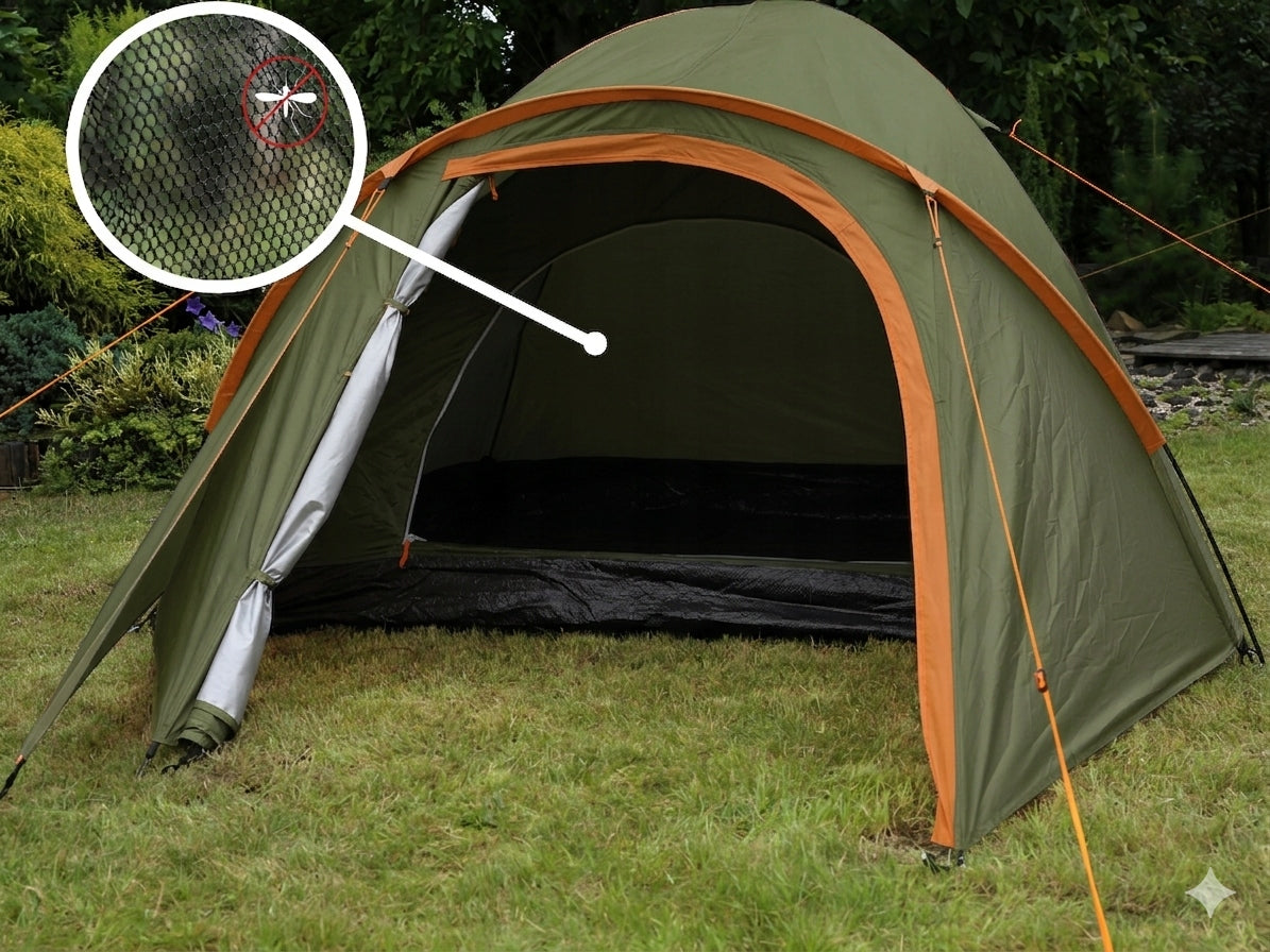 Tourist Tent Malwa 4 Person 3000 mm Tropical Waterproof AbarQs Packaging status original