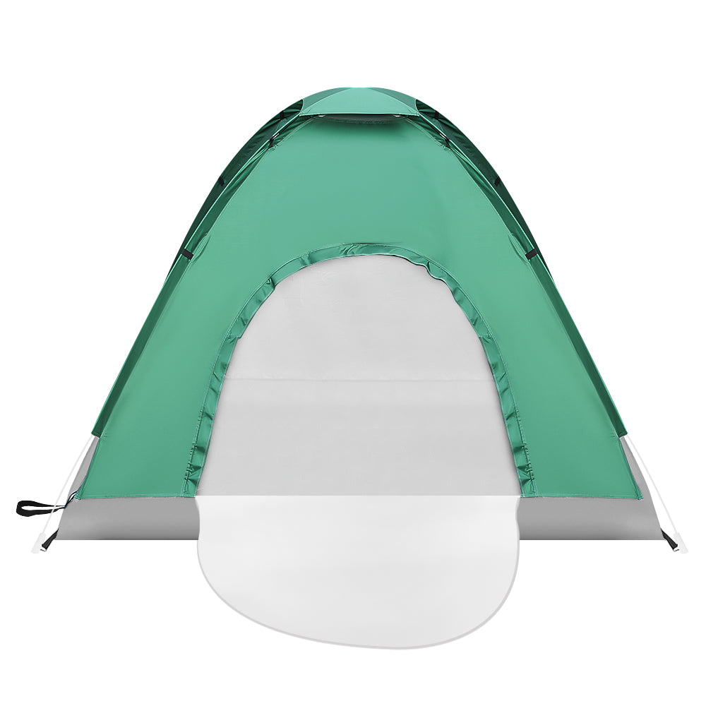 Tourist Tent Self Deploying 2-Person Mosquito Net Color green