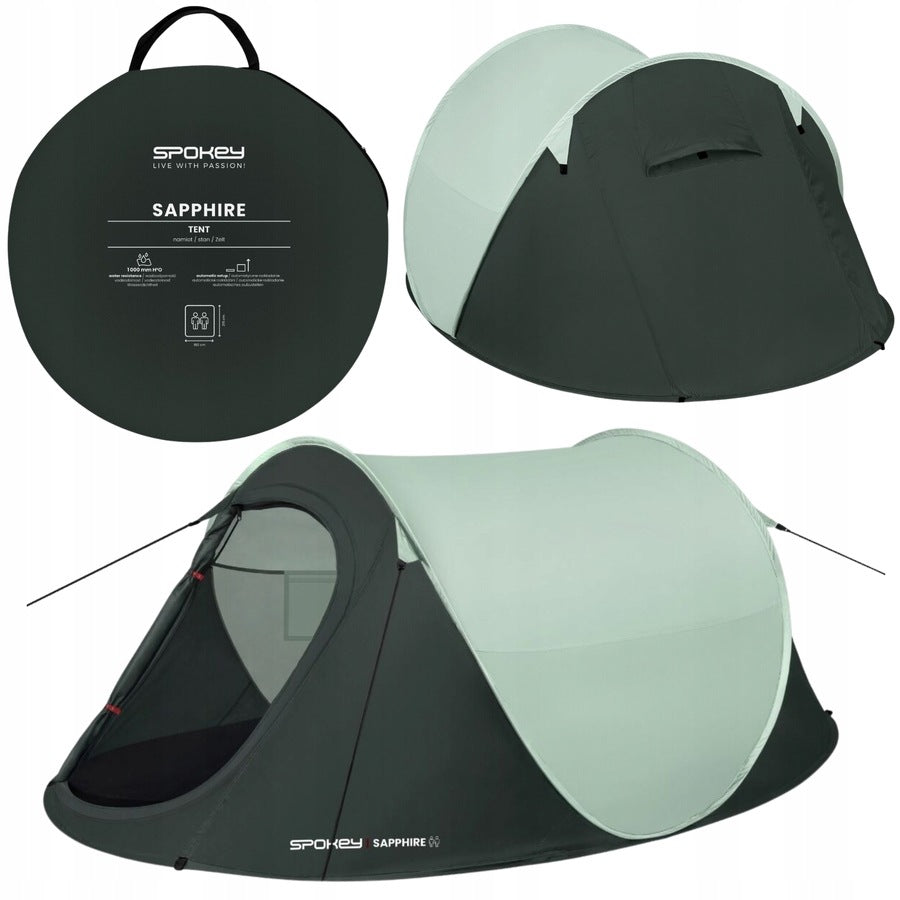 Tourist Tent Waterproof Camping Self-Assembly Pop-Up SPOKEY Packaging status original