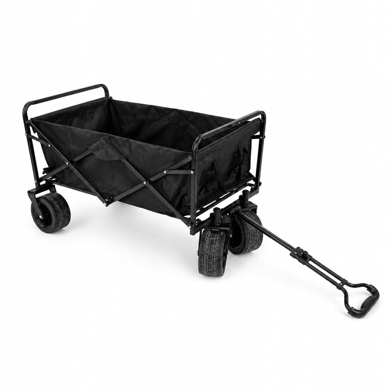 Tourist Trolley Folding Garden 120L 100kg Off-road Large Beach Wheels Kind trolley