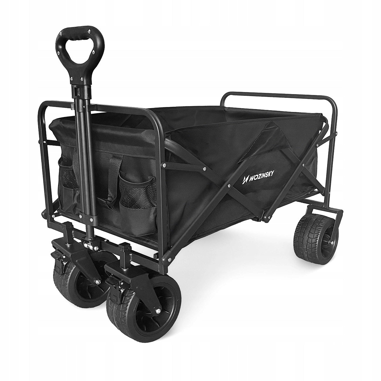 Tourist Trolley Folding Garden Transport Wheels OFF-ROAD 120L +GRID Packaging status original