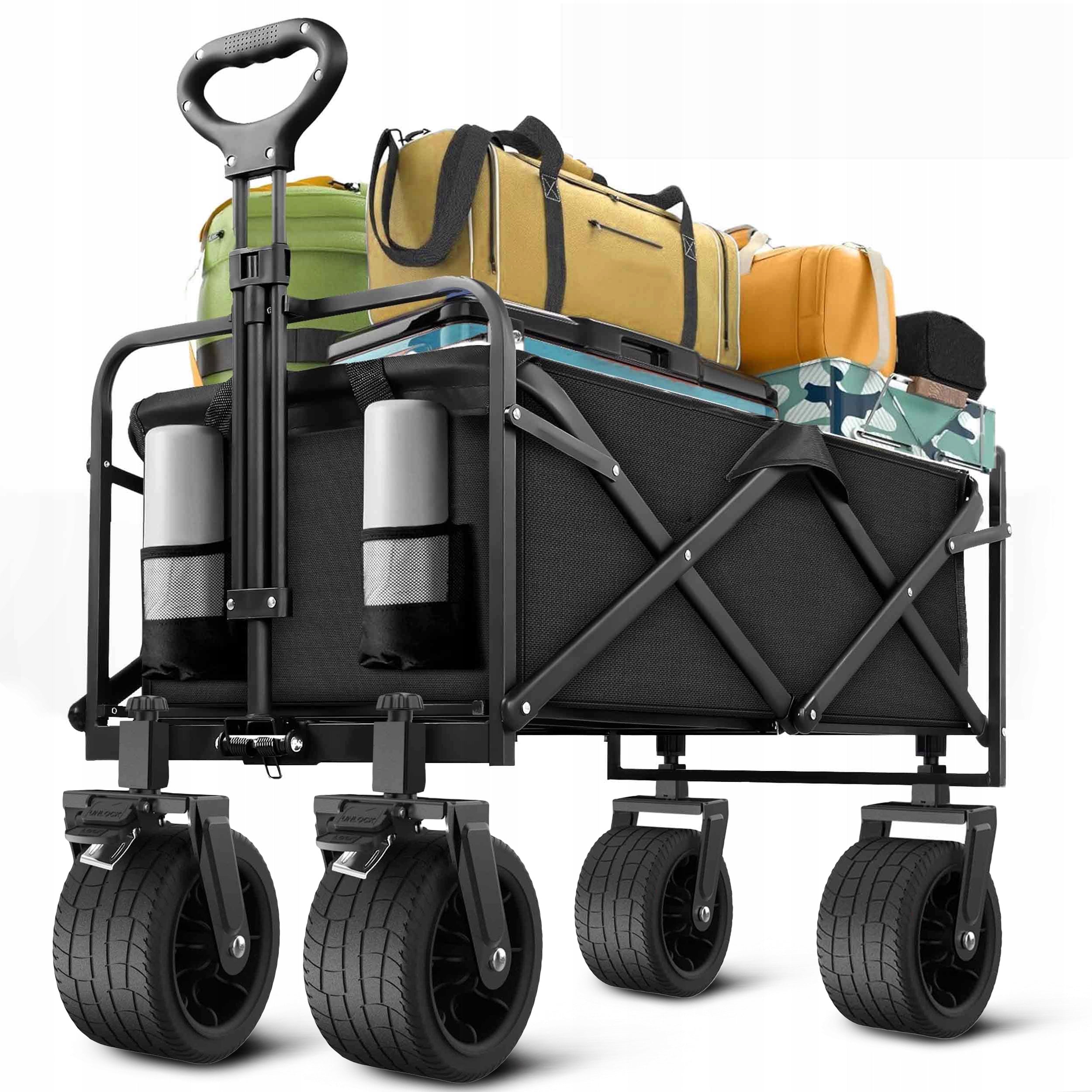 Tourist Trolley Folding Garden Transport Wheels OFF-ROAD 120L +GRID Wheels number 4
