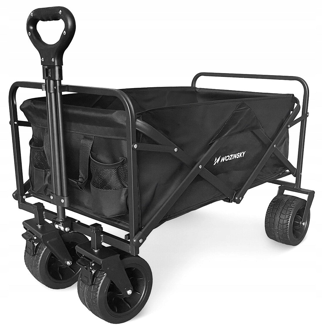 Tourist and beach trolley WOZINSKY WZP-100 100kg quick folding system Brand Wozinsky