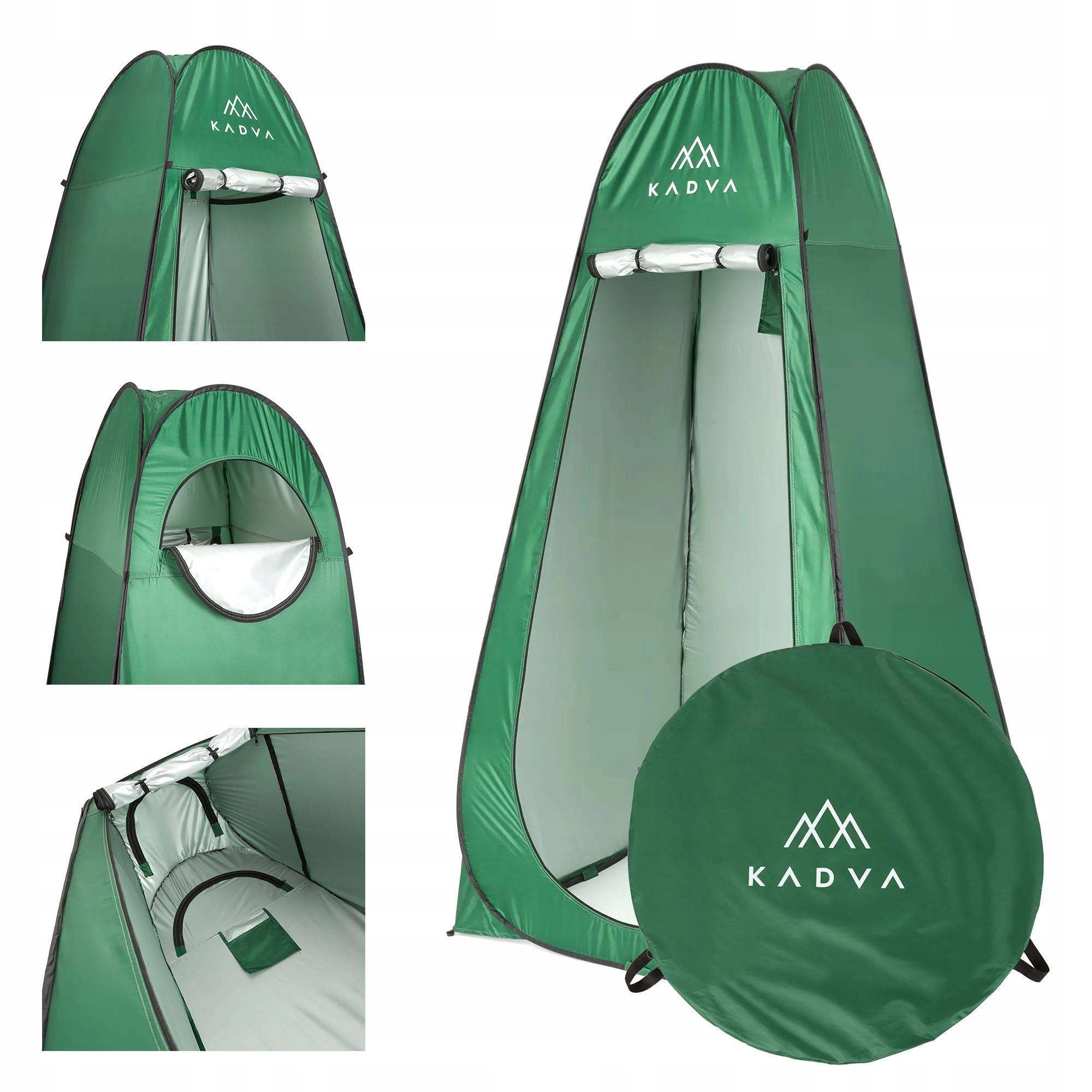 Tourist changing room KADVA Sedo folding green SELF-FOLDING
