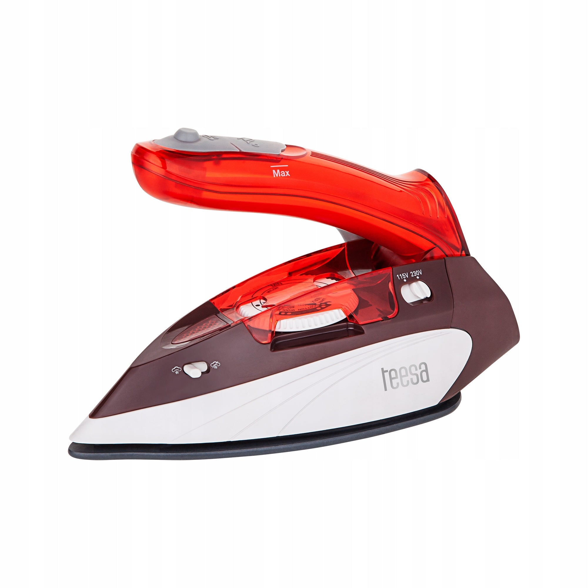 Tourist iron steam ceramic folding Teesa 1100W handy strong