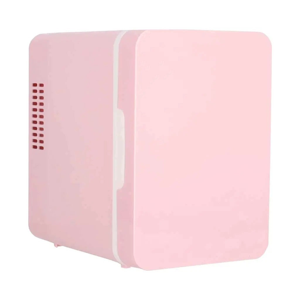 Tourist refrigerator electric car mini for food cosmetics 4L Dominant color pink