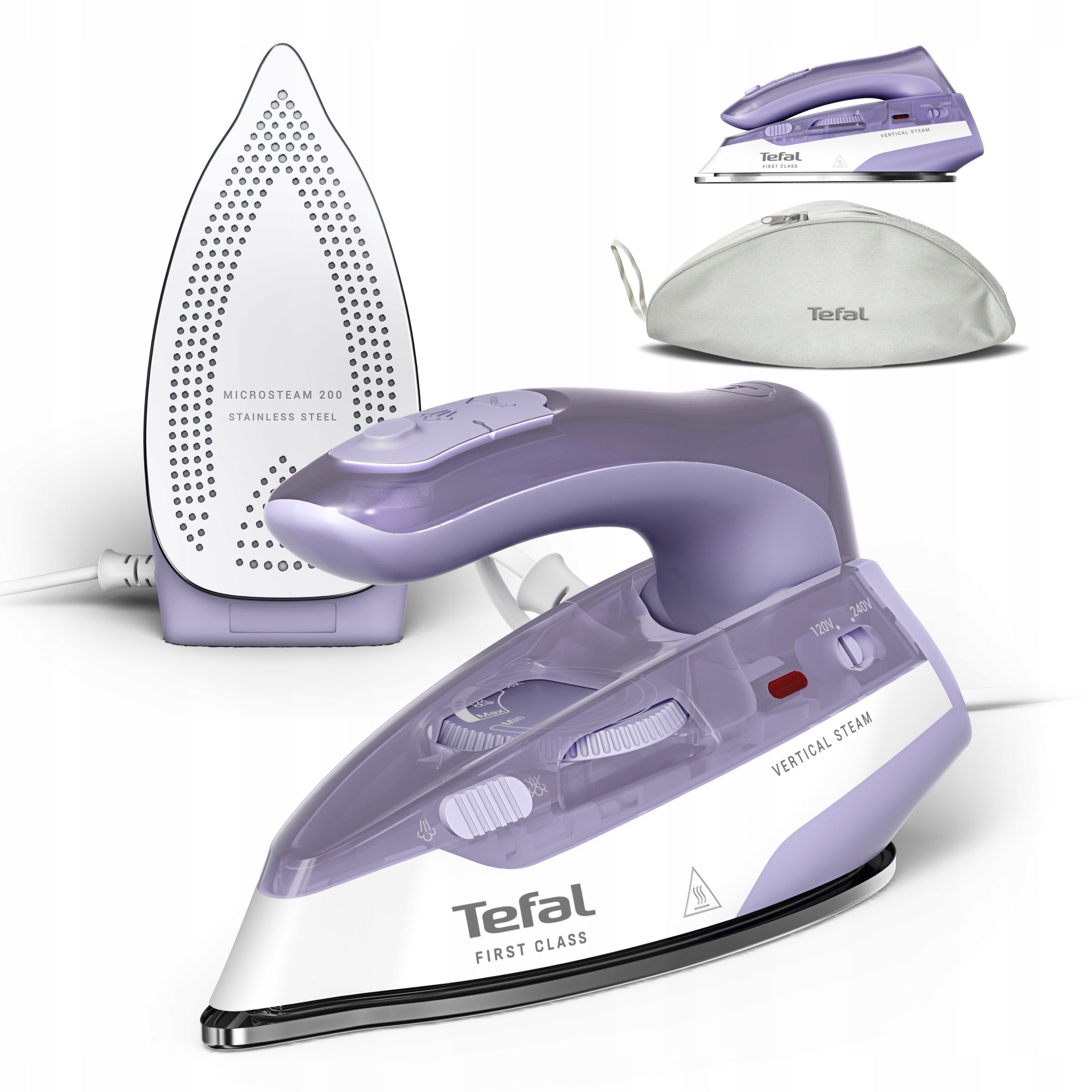 Tourist steam iron Tefal DB1612 1000W small