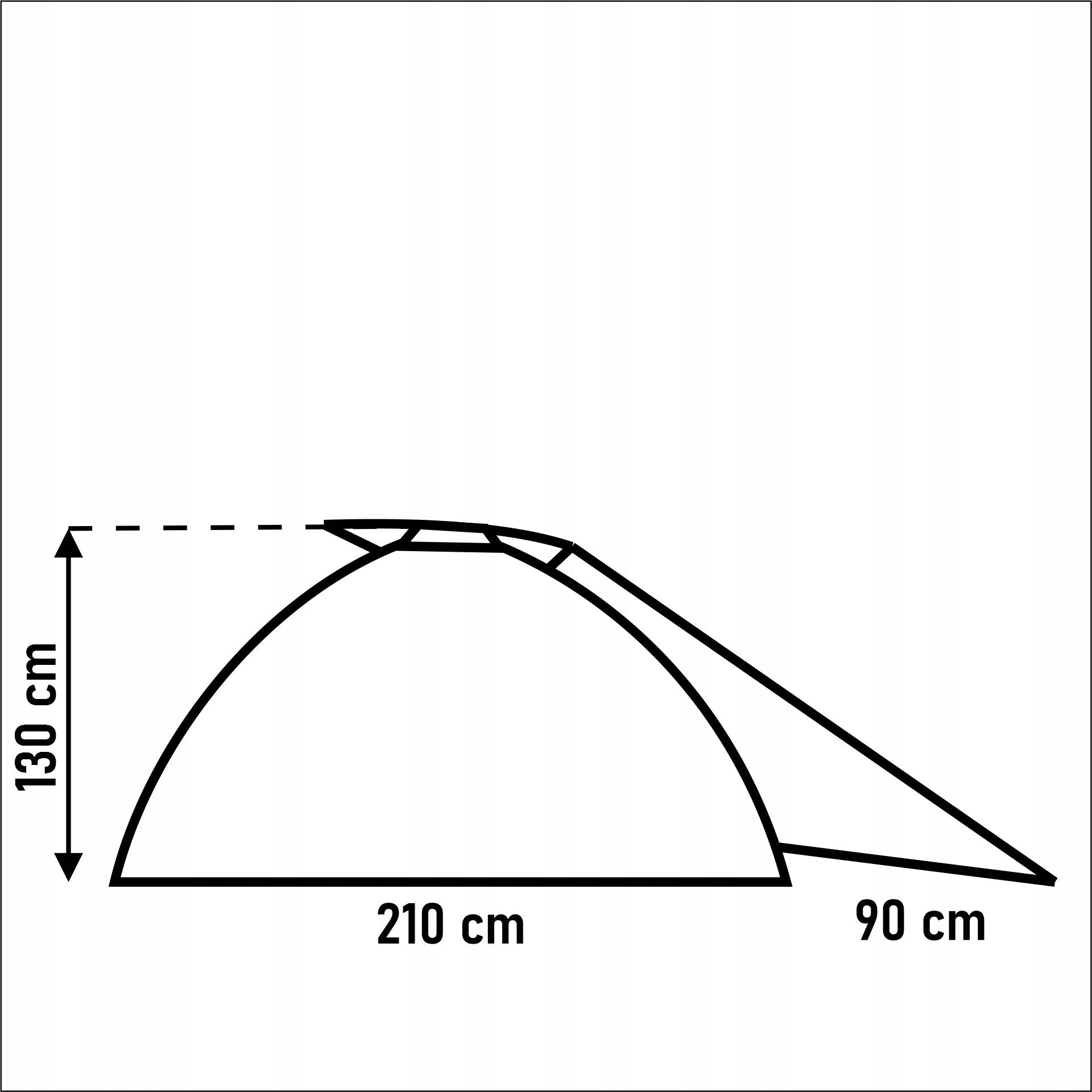 Tourist tent Abarqs CAUCASUS-4 2000mm UV30+ tropical waterproof Model KAUKAZ-4