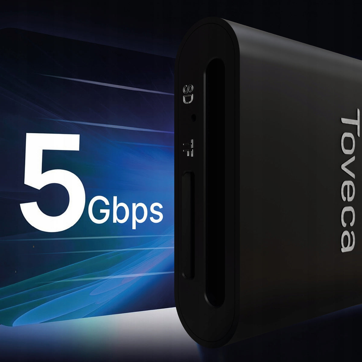 Toveca Adapter Memory Card Reader USB C/ A (SDHC MICROSD TF) - 5 GB/S EAN (GTIN) 8721249228933