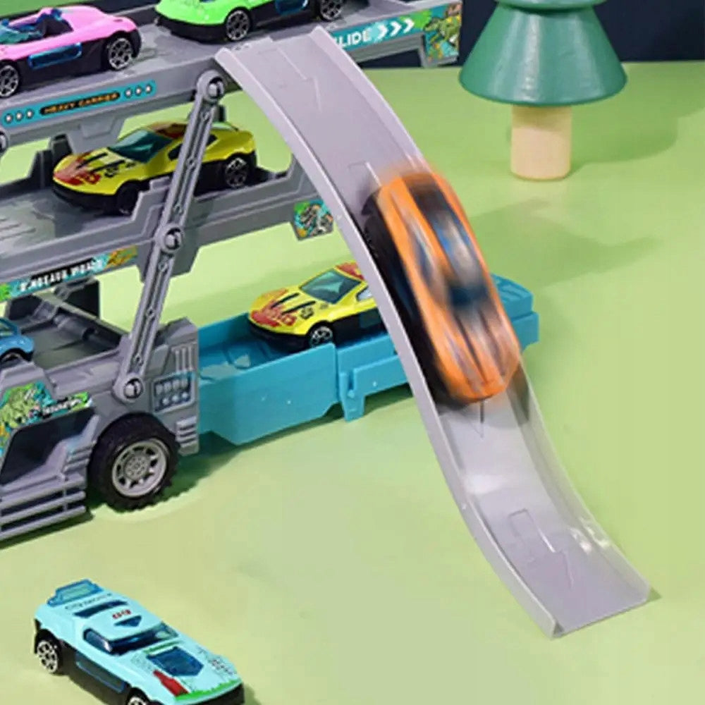 Tow truck TIR truck with launcher TOR slide for cars + CARS EAN (GTIN) 5904161364207